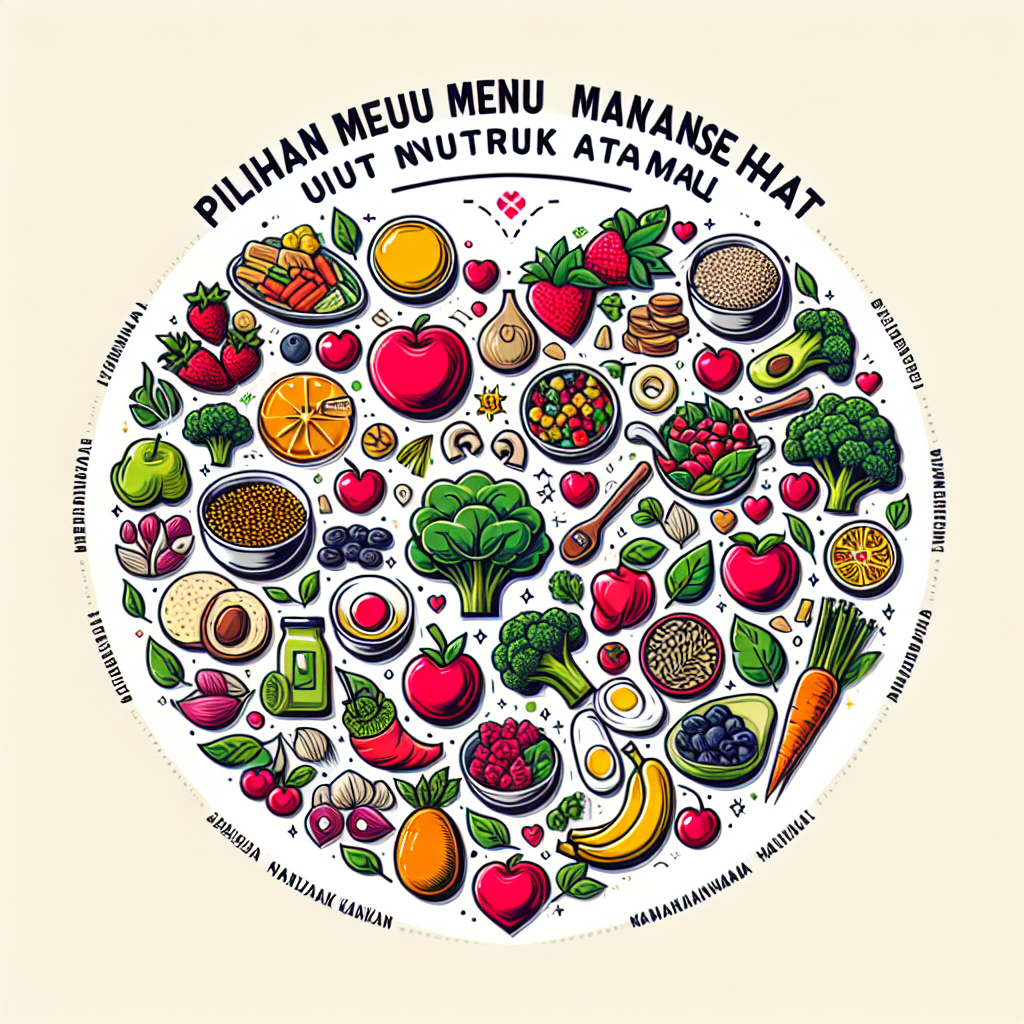 Pilihan Menu Makan Sehat untuk Nutrisi yang Optimal